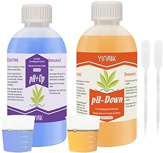 YINMIK pH Regulator Hydrokultur pH Up pH Down Liquid Regulatorflüssigkeit | pH Regulatorflüssig…