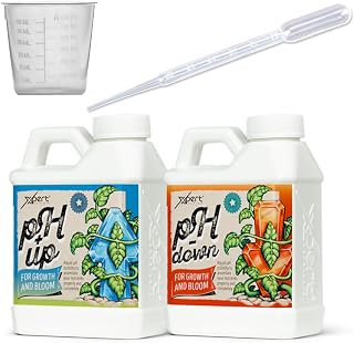 Limited Edition, 2er Pack, PH Down 250 ml und PH Up 250ml Regulatoren + Pipette und Messbecher+ F…