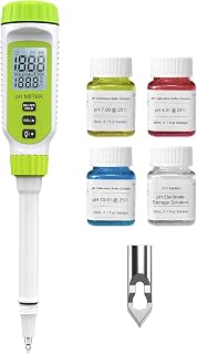Tadeto pH Messgerät, Hohe Präzision Digitale pH Tester für Wasser, Erde, Pool, Boden, Trink, G…