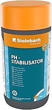 Steinbach Poolpflege pH-Stabilisator – 0753401TV00-1 kg – Erhöht die Alkalinität (TA) – Stabi…