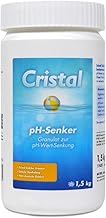 Cristal pH-Minus Granulat 1,5 kg – Effektive pH-Senkung für Whirlpools & Spas – Einfache Dosieru…