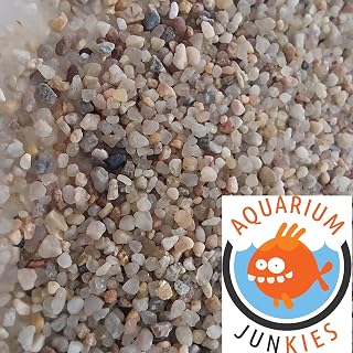 Aquarim-JunKies Aquarienkies, Bodengrund natur rötl., 25 kg Sack (1-2 mm)