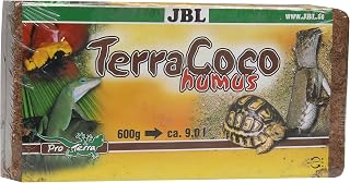 JBL TerraCoco Humus 71026 Bodengrund für alle Terrarientypen Kokoschips komprimiert Torfartig, 6…