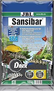 JBL Bodengrund Dunkel für Süßwasser Aquarien, Sansibar Dark 10 kg, 67051