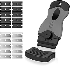 Flintronic Schaber, feldschaber mit 20 Edelstahl & Kunststoffklingen | Schaber Küchenschaber Set…