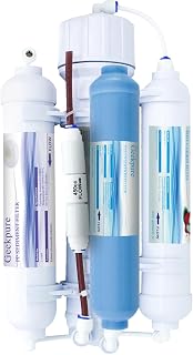 Geekpure 4-stufiges tragbares Aquarium Umkehrosmose Trinkwasserfiltersystem 100 GPD – mit Entio…