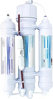 Geekpure 3-Stufiges Tragbares Aquarium Arbeitsplatten Umkehrosmose Wasserfiltersystem-100GPD | Aq…