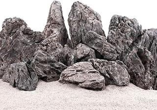 AquaOne Aquarium Steine Mini Landschaft 10kg Mix I Natursteine Seiryu Größe S bis XL I Aquascap…
