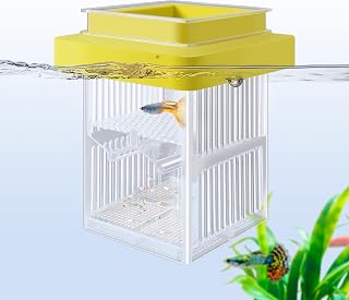 FEDOUR Upgrade Zuchttanks für Aquarien, Schwimmender doppelstöckiger Aquarium-Ablaichkasten und…