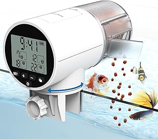 JuzPetz Automatischer Futterautomat für Fische mit Digital Display | Programmierbare Einstellung…