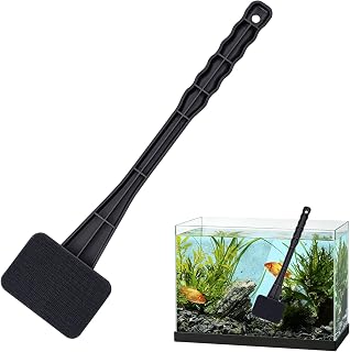 Langgriff Aquarienalgenschaber Kratzfrei 180°Drehbarerkopf Scheibenreiniger | 33CM Ergonomische …