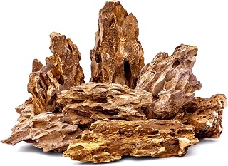 15,5-20,5 cm Natürlicher Drachenstein, 6 STK. Große Aquarium-Steine für Aquascaping, Terrarien…