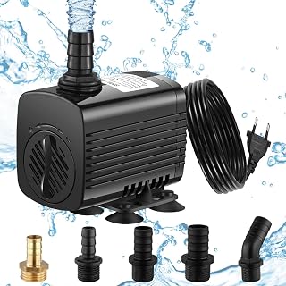Aquarium Pumpe 30W 2500L/H Tauchpumpe Wasserpumpe Klein Ultra Leise Teichpumpe Mini Wasserpumpen …
