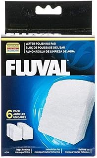 Fluval Feinfilterpads, für Fluval Außenfilter 304, 305, 306, 307, 404, 405, 406 und 407, 6er Pack